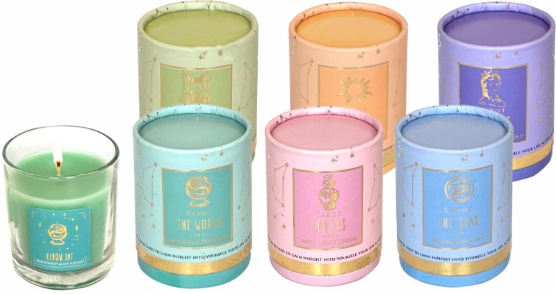 Scented Candle with Tarot Design (Gift Box)